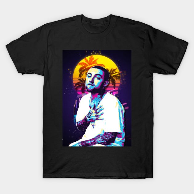 Mac Miller Rapper T-Shirt by Sakent